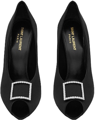 (W) Saint Laurent Sepatu Heels Tinggi 'Black Slim 11.5cm' 763528F14NN1000 Shop (W) Saint Laurent Sepatu Heels Tinggi 'Black Slim 11.5cm' 763528F14NN1000