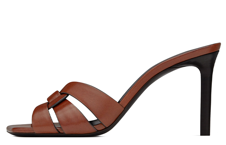 (Women) Saint Laurent High Heel 'Brown Leather' 650986DWE007660