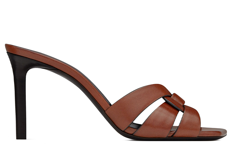 Order (W) Saint Laurent Heels 'Kulit Coklat' 650986DWE007660