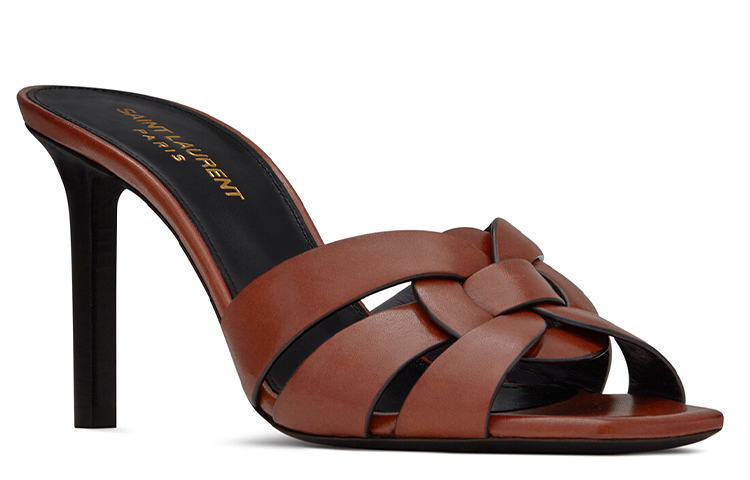 Lookbook (W) Saint Laurent Heels 'Kulit Coklat' 650986DWE007660