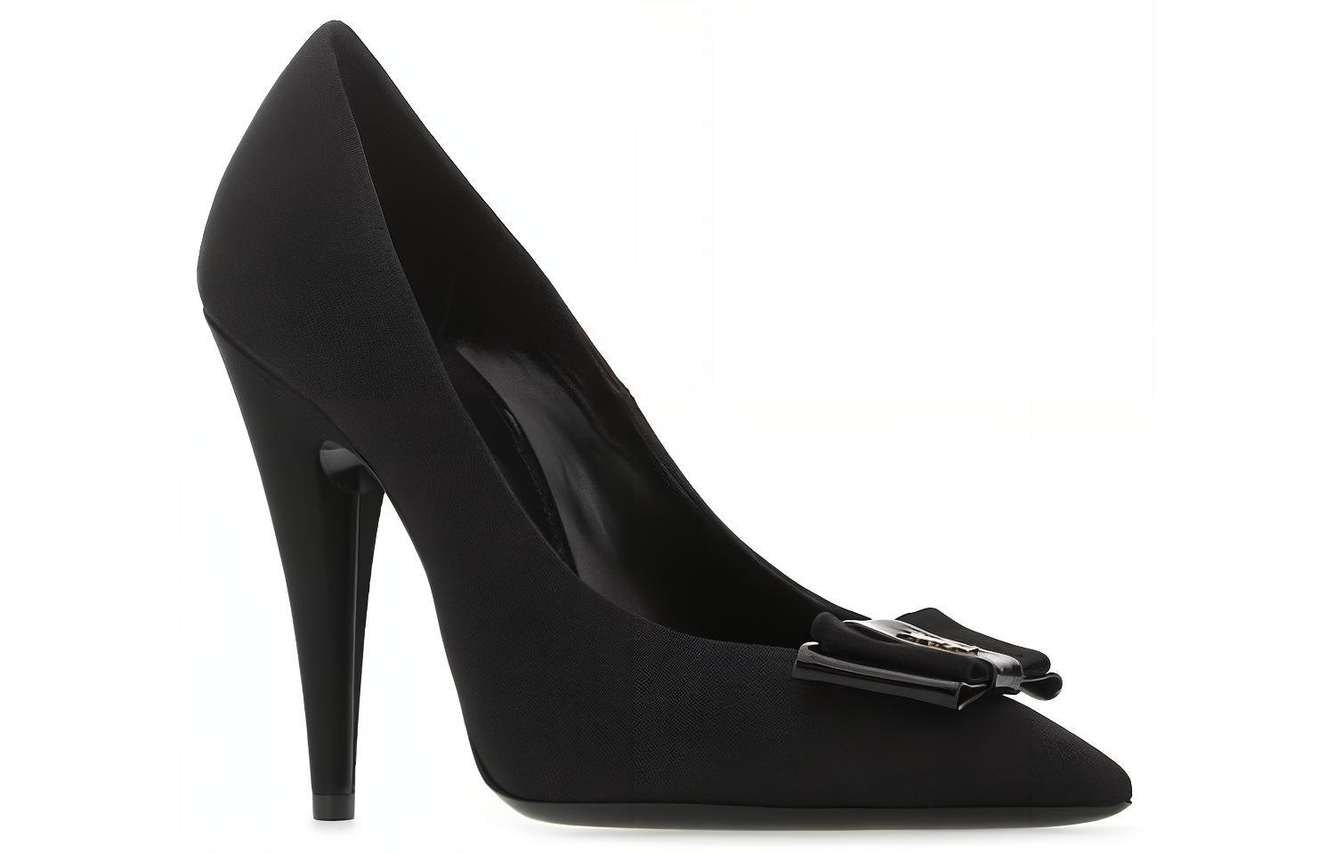 Lookbook (W) Saint Laurent High Heel 'Kasual Hitam' 63780114Q101000