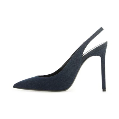 (W) Saint Laurent High Heel 'Deep Blue'