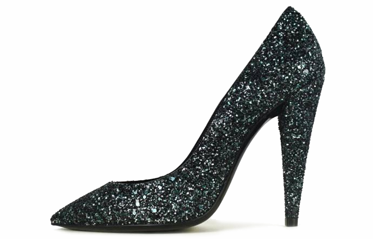 Buy (W) Saint Laurent Tumit Tinggi 'Fesyen Hijau' 5295639TW003119