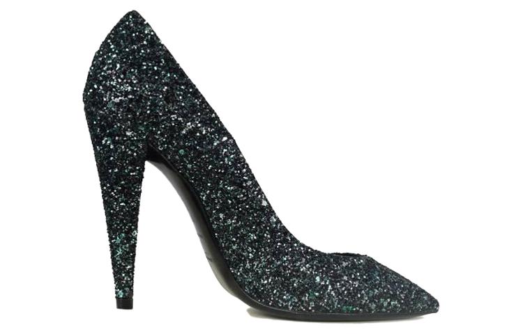 Order (W) Saint Laurent Tumit Tinggi 'Fesyen Hijau' 5295639TW003119