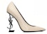 (W) Saint Laurent Tumit Tinggi 'Patent White' 4720110NPVV1607