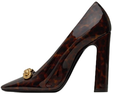 聖羅蘭 豹紋亮皮高跟鞋 女款 紅色 Buy 聖羅蘭 豹紋亮皮高跟鞋 女款 紅色