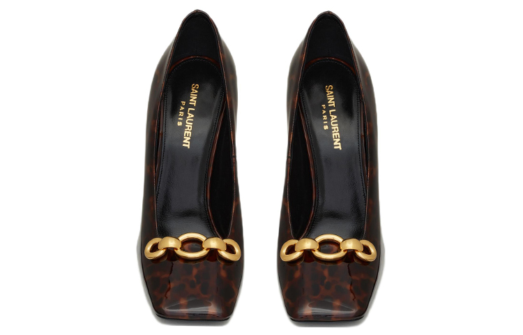 Shop (W) Tacones Altos Saint Laurent 'Leopardo Rojo Charol' 7139241TWKK2094