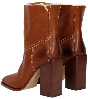 (W) Saint Laurent Sepatu Boot Tumit Tinggi 'Coklat' 4880370AS009808 Lookbook (W) Saint Laurent Sepatu Boot Tumit Tinggi 'Coklat' 4880370AS009808