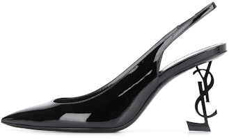 (Women) Saint Laurent High Heel Fashion Sandals 'Black Pointed Toe' 6301080NPVV1000 (Women) Saint Laurent High Heel Fashion Sandals 'Black Pointed Toe' 6301080NPVV1000