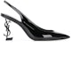 Order (W) Sandal Tumit Tinggi Saint Laurent 'Toe Pointed Hitam' 6301080NPVV1000
