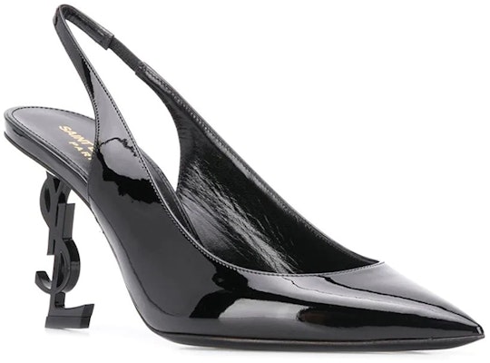 SAINT LAURENT 尖頭 高跟 時尚涼鞋 8.5cm 女款 黑色 Order SAINT LAURENT 尖頭 高跟 時尚涼鞋 8.5cm 女款 黑色
