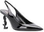 Lookbook (W) Sandal Tumit Tinggi Saint Laurent 'Toe Pointed Hitam' 6301080NPVV1000