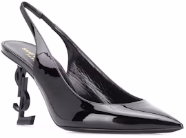 Lookbook SAINT LAURENT 尖頭 高跟 時尚涼鞋 8.5cm 女款 黑色