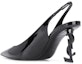 Shop (W) Sandal Tumit Tinggi Saint Laurent 'Toe Pointed Hitam' 6301080NPVV1000