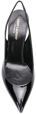 SAINT LAURENT 尖頭 高跟 時尚涼鞋 8.5cm 女款 黑色 Shop SAINT LAURENT 尖頭 高跟 時尚涼鞋 8.5cm 女款 黑色