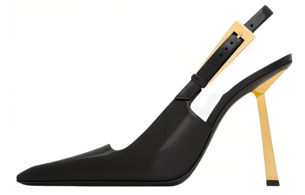 (Women) Saint Laurent High Heel Pumps 'Black Patent Leather' 763421AACGX1000