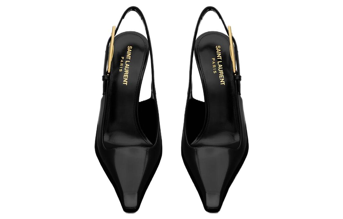 Lookbook (W) 圣罗兰黑色漆皮高跟鞋 763421AACGX1000