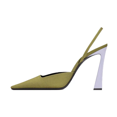 (W) Saint Laurent High Heel Pumps 'Green'