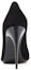 Shop (W) Saint Laurent Tumit Tinggi Slip-On 'Hitam Berhias' 5527240LI001000