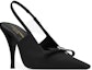 Lookbook (W) Saint Laurent Tumit Tinggi 'Stiletto Fabrik Hitam' 9.5cm 763032AAAKY1000