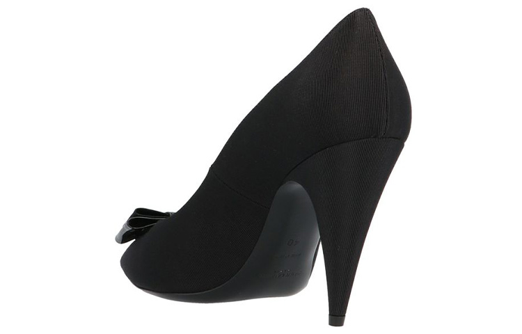 Shop (W) Saint Laurent Sepatu Hak Tinggi 'Black Fashion' 63954014Q101000