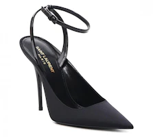 Shop (W) Saint Laurent Tacones Altos 'Piel Negra' 6568231UU201000