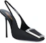 Lookbook (W) Tacones Altos Saint Laurent 'Moda de Cuero Negro' 698174AAAKY1000