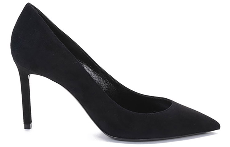 Order (W) Saint Laurent Kasut Tumit Tinggi 'Black Suede' 489751C20001000