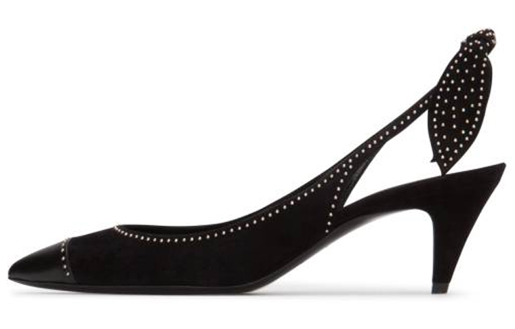 Buy (W) Saint Laurent Tacones Altos 'Piel Negra' 567611C2BNN1000