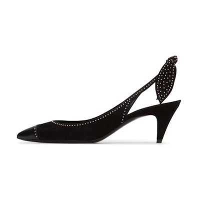 (W) Saint Laurent High Heels 'Black Suede'