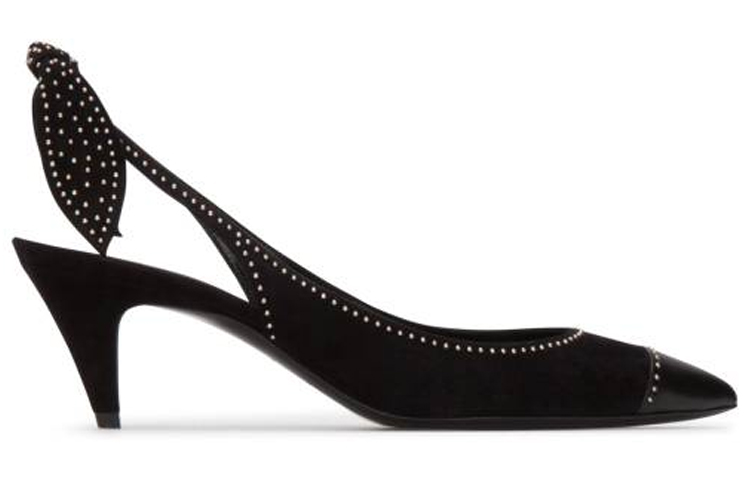 Order (W) Saint Laurent Tacones Altos 'Piel Negra' 567611C2BNN1000