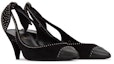 Lookbook (W) Saint Laurent Tumit Tinggi 'Black Suede' 567611C2BNN1000