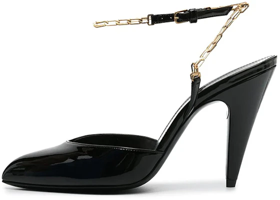 (W) Tacones Altos Saint Laurent 'Cadena Detalle Negro' 6418070NP0011598 Buy (W) Tacones Altos Saint Laurent 'Cadena Detalle Negro' 6418070NP0011598