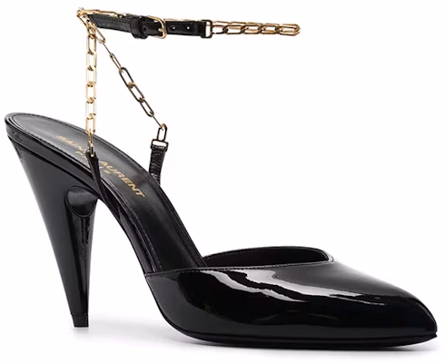 (Women) Saint Laurent High Heels 'Chain Detail Black' 6418070NP0011598 Order (Women) Saint Laurent High Heels 'Chain Detail Black' 6418070NP0011598