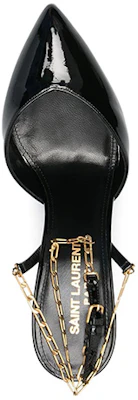 (W) Tacones Altos Saint Laurent 'Cadena Detalle Negro' 6418070NP0011598 Shop (W) Tacones Altos Saint Laurent 'Cadena Detalle Negro' 6418070NP0011598