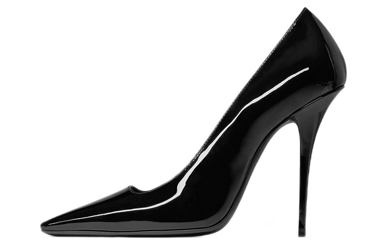 (Women) Saint Laurent High Heels 'Patent Black Fashion' 7112681TV001000