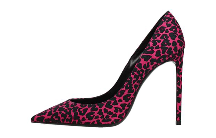 (Women) Saint Laurent High Heels 'Pink Leopard' 6494742OW005595