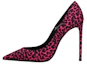 Buy (W) Saint Laurent Tumit Tinggi 'Pink Leopard' 6494742OW005595