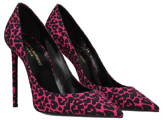 (Women) Saint Laurent High Heels 'Pink Leopard' 6494742OW005595 Order (Women) Saint Laurent High Heels 'Pink Leopard' 6494742OW005595