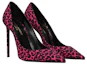 Lookbook (W) Saint Laurent Tumit Tinggi 'Pink Leopard' 6494742OW005595