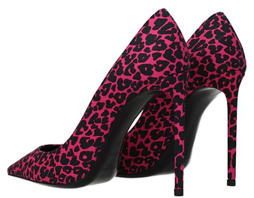 (W) Saint Laurent Tumit Tinggi 'Pink Leopard' 6494742OW005595 Shop (W) Saint Laurent Tumit Tinggi 'Pink Leopard' 6494742OW005595