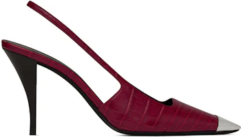 Order (W) Tacones Altos Saint Laurent 'Cocodrilo Rojo Brillante' 660545L3YNN6428