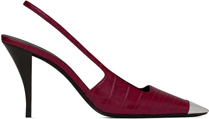 (Women) Saint Laurent High Heels 'Red Glitter Crocodile' 660545L3YNN6428 Order (Women) Saint Laurent High Heels 'Red Glitter Crocodile' 660545L3YNN6428