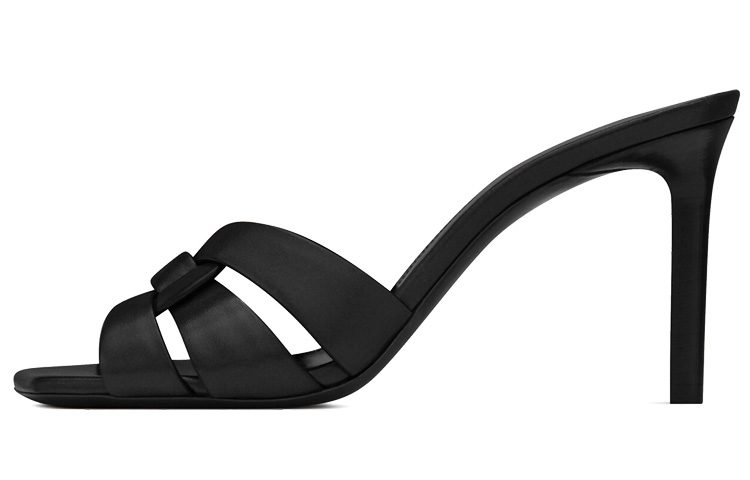 Buy (W) Tacones Altos Saint Laurent 'Piel Lisa Negra' 650986DWE001000