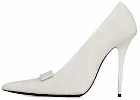 (Women) Saint Laurent High Heels 'White Leather' 709159AAAQC9030 (Women) Saint Laurent High Heels 'White Leather' 709159AAAQC9030