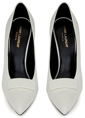 (W) Saint Laurent Sepatu Heels Tinggi 'Kulit Putih' 709159AAAQC9030 Lookbook (W) Saint Laurent Sepatu Heels Tinggi 'Kulit Putih' 709159AAAQC9030