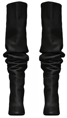 SAINT LAURENT 聖羅蘭 皮革 休閒 高筒靴 女款 黑色 Shop SAINT LAURENT 聖羅蘭 皮革 休閒 高筒靴 女款 黑色