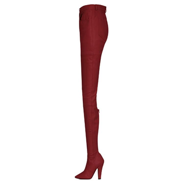 (Women) Saint Laurent High Top Boot 'Red Fashion' 6675961Y8006008