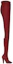 Order (W) Botte Montante Saint Laurent ''Mode Rouge'' 6675961Y8006008