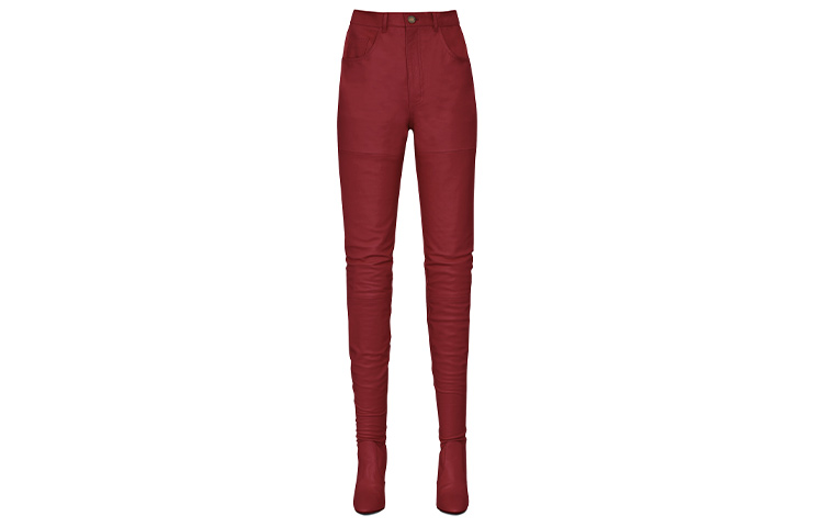 Lookbook (Women) Saint Laurent High Top Boot 'Red Fashion' 6675961Y8006008